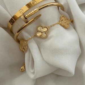 Textured Gold Kada