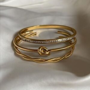 Infinity gold bracelet
